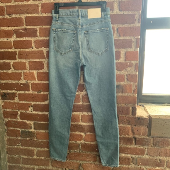 NWT Revolve GRLFRND Jeans High Rise Light Wash Kendall Stretch Skinny Size 25 - Picture 4 of 14